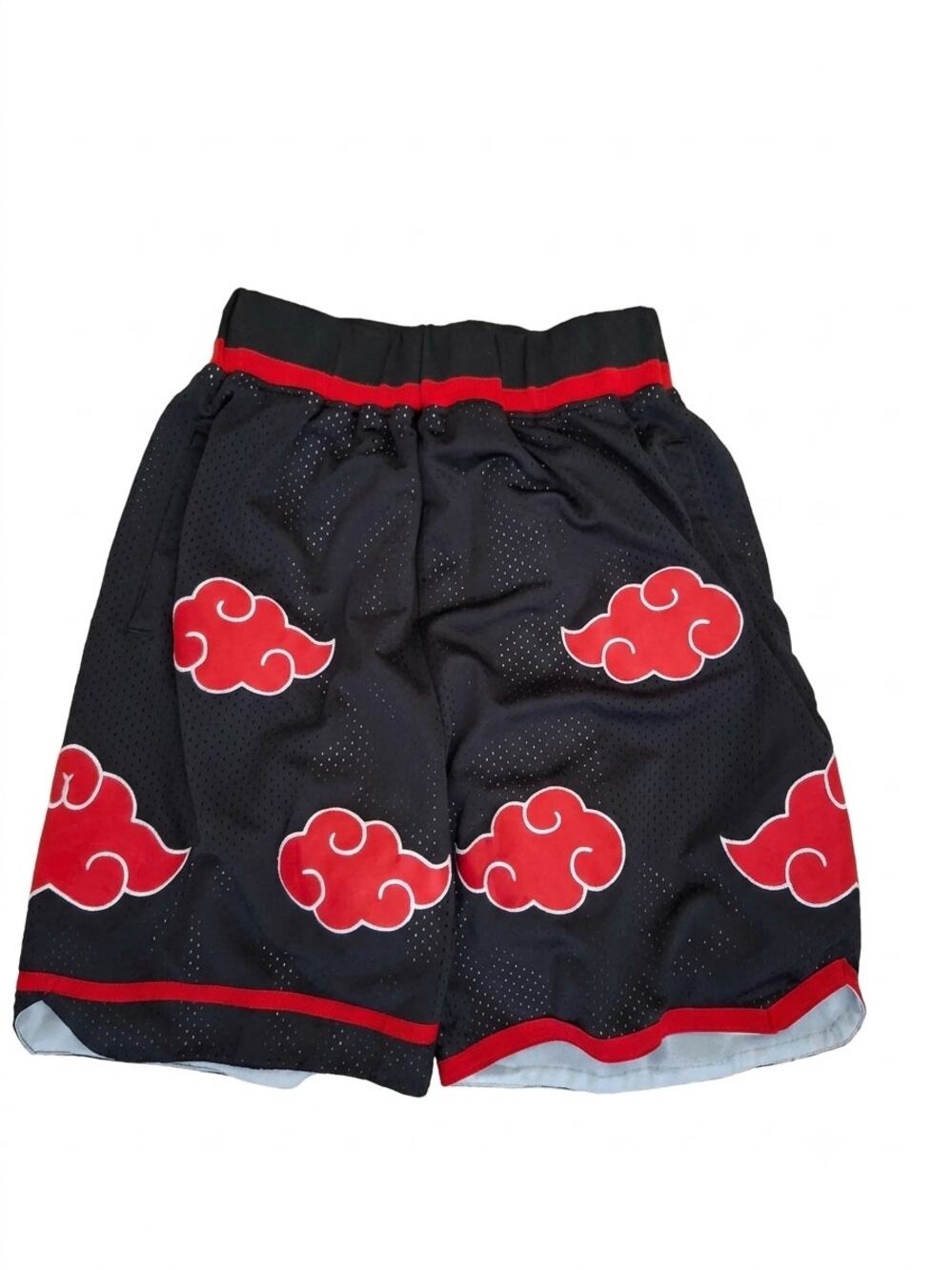 Naruto Akatsuki Red Cloud Basketball Shorts Size XS